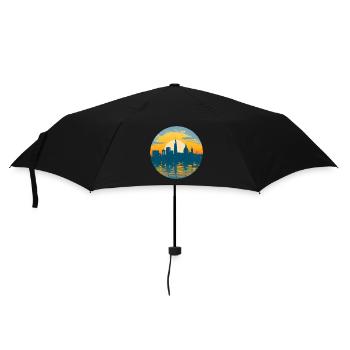 Potsdam Skyline - Umbrella (small) - black - Front