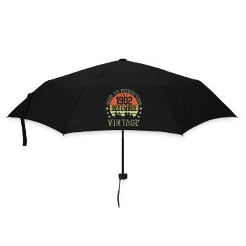 Cadeau Anniversaire Rétro - Nées En Décembre 1982 - Parapluie standard - noir - Devant