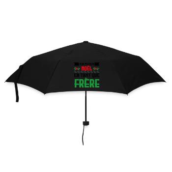 Le premier Noël en tant que frère - Parapluie standard - noir - Devant