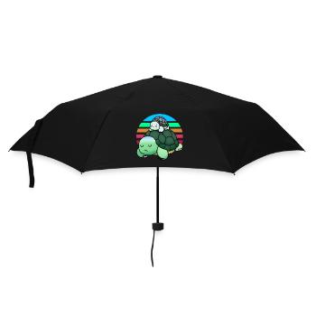 Vous ne réveillez pas les tortues endormies - Parapluie standard - noir - Devant