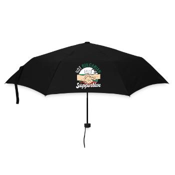 Not Bulgarian But Supportive Country Traveler - Umbrella (small) - black - Front