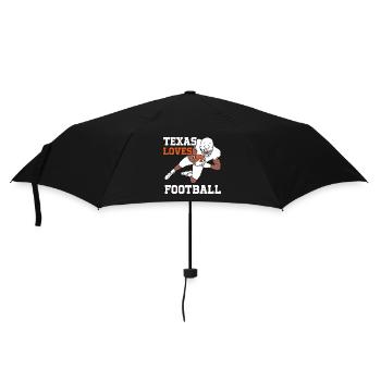 Texas football design for proud Texas fans - Umbrella (small) - black - Front