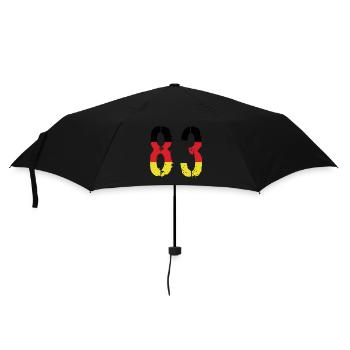 Maillot 83 Numéro Allemagne - Parapluie standard - noir - Devant