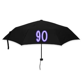 90. 90 YEARS. 90th ANNIVERSARY. 90 YEARS ANNIVERSARY. - Umbrella (small) - black - Front