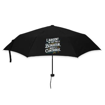 L'argent ne fait pas le bonheur - Parapluie standard - noir - Devant