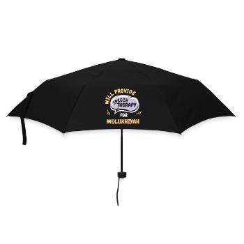 Fournir une orthophonie pour Mulukhiyah Funny - Parapluie standard - noir - Devant