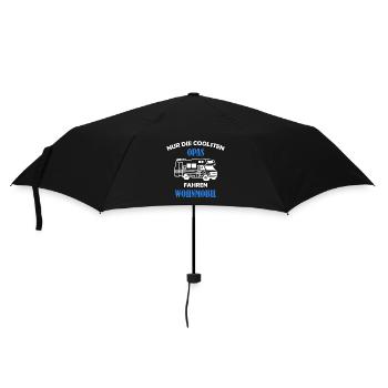 Nur die coolsten Opas fahren Wohnmobil - Regenschirm (klein) - Schwarz - Vorne
