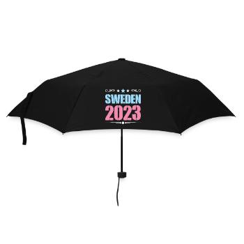 Suède 2023 - Parapluie standard - noir - Devant