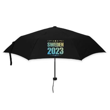 Suède 2023 - Parapluie standard - noir - Devant