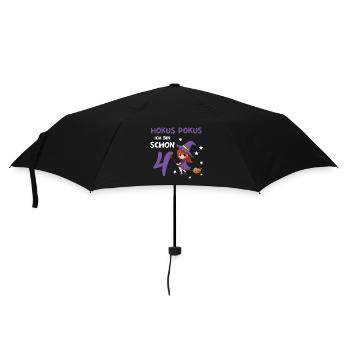 3. Geburtstag Hexerei Zauberei Hexe - Regenschirm (klein) - Schwarz - Vorne
