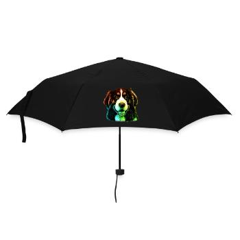 Chien Bernadin - Parapluie standard - noir - Devant