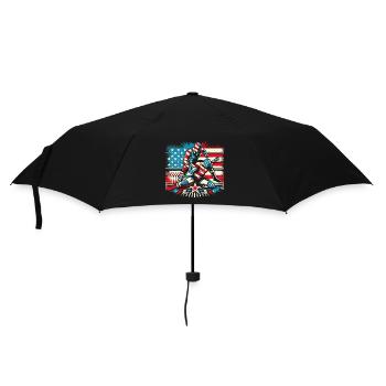 Wrestling - Umbrella (small) - black - Front