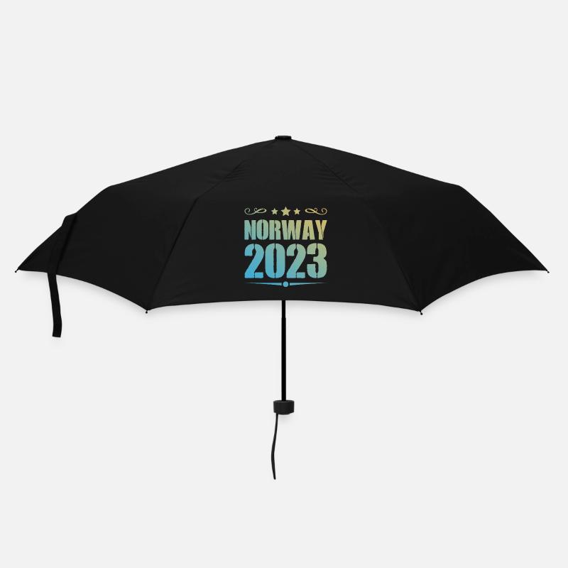 Norwegen 2023 - Regenschirm (klein) - Schwarz
