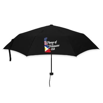 Filipinos of Delaware Design für stolze Fil-Ams - Regenschirm (klein) - Schwarz - Vorne