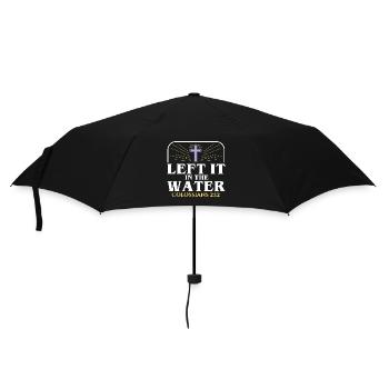 L’a laissé dans l’eau baptême religieux chrétien - Parapluie standard - noir - Devant