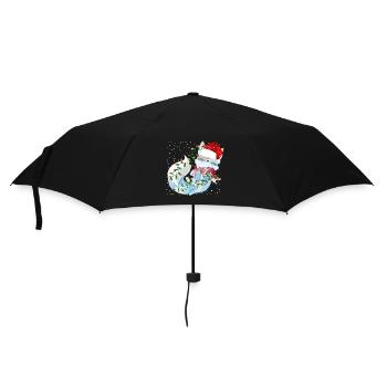 Cute arctic fox gift - Umbrella (small) - black - Front