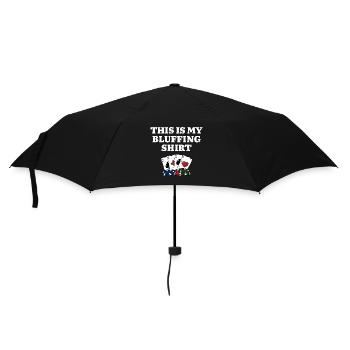 This is My Bluffing Shirt Poker Hobby Poker - Umbrella (small) - black - Front