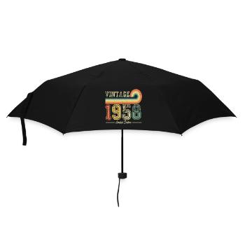 1958 Naissance Vintage Geburtstg Retro - Parapluie standard - noir - Devant