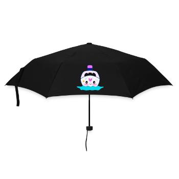Kawaii Cruise Ship Design pour femmes - Parapluie standard - noir - Devant