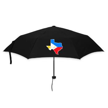 Texanisch-filipinisches Design für stolze Pinoys - Regenschirm (klein) - Schwarz - Vorne
