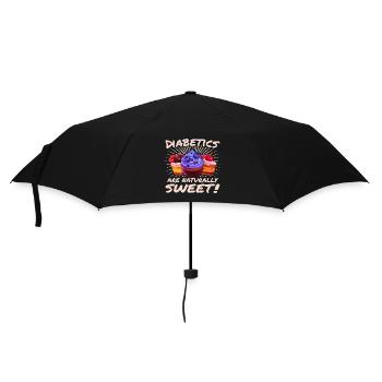 Diabetics Naturally Sweet Diabetes Awareness Tees - Parapluie standard - noir - Devant