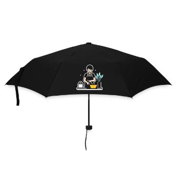 Humou ménage - Parapluie standard - noir - Devant