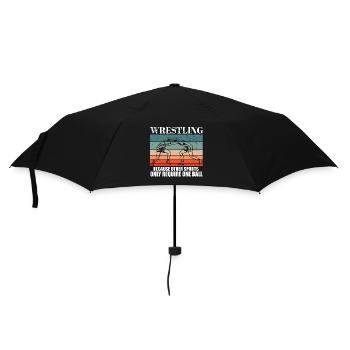 Wrestling Team Athlete Pro Youth Wrestler Funny - Umbrella (small) - black - Front