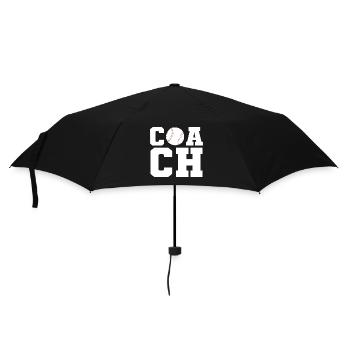 Softball Softball Player Coach - Umbrella (small) - black - Front