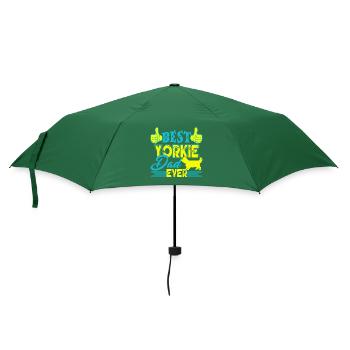 Best Yorkie Dad Ever - Umbrella (small) - bottlegreen - Front
