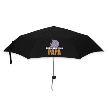 Britisch Kurzhaar Katze - Regenschirm (klein) - Schwarz - Vorne