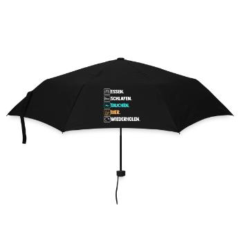 Schullehrerin Lehrerin - Regenschirm (klein) - Schwarz - Vorne