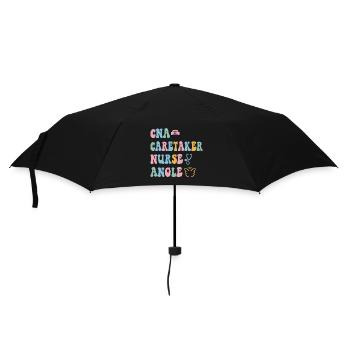 CNA Nursing Quotes Funny Nurse Lovers Cute CNA - Umbrella (small) - black - Front