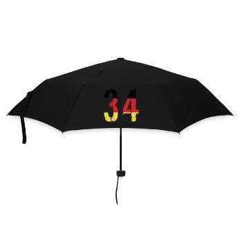 Maillot 34 Numéro Allemagne - Parapluie standard - noir - Devant