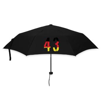 Maillot de l’Allemagne à 43 numéros - Parapluie standard - noir - Devant
