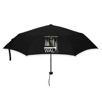 I'm off to the woods lumberjack - Umbrella (small) - black - Front