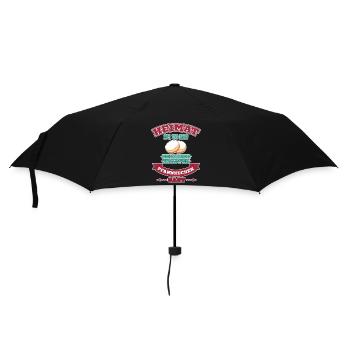 Home Pancake East Germany Saying Roots - Umbrella (small) - black - Front