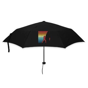 Fisherman Deep Sea Boat Ice Fishing Lovers Fly - Umbrella (small) - black - Front