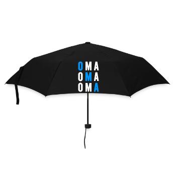 Oma - Regenschirm (klein) - Schwarz - Vorne