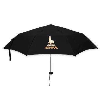 100% Pure Alpaca Llama Vicuna Guanaco Breeder - Umbrella (small) - black - Front