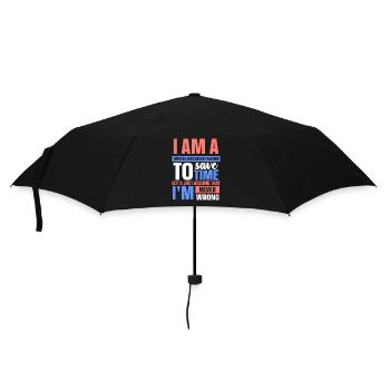 I am an special education teacher - Regenschirm (klein) - Schwarz - Vorne