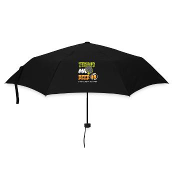 Joueur de tennis présent Tennis Club Coach Sport - Parapluie standard - noir - Devant
