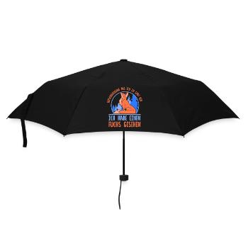 ich habe ein fuchs gesehen - Regenschirm (klein) - Schwarz - Vorne