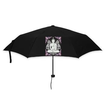 Buddhism Thai-Buddha Meditation-Buddha Thailand - Umbrella (small) - black - Front