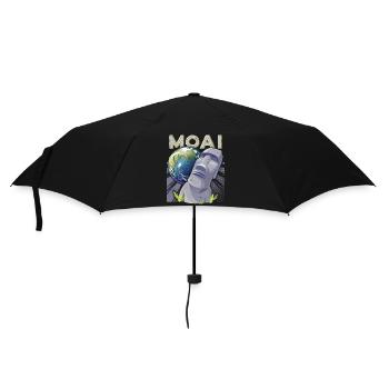 Île de Pâques, Moai, Stone Heads, Rapa-Nui - Parapluie standard - noir - Devant