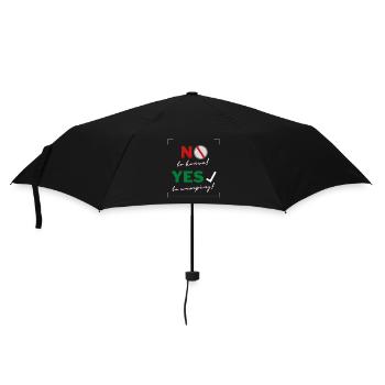 No to the house! - Yes to the motorhome! - Umbrella (small) - black - Front