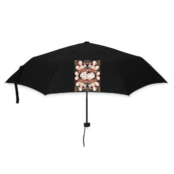 Tomaten Züchter, Gemüsegarten, Spruch Gärtner - Regenschirm (klein) - Schwarz - Vorne