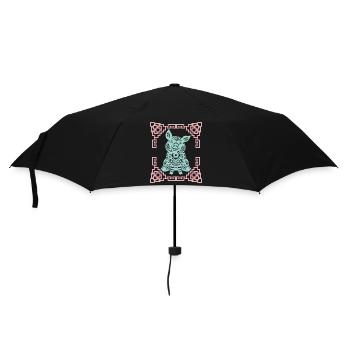 Year of the Pig, Chinese Horoscope China - Umbrella (small) - black - Front