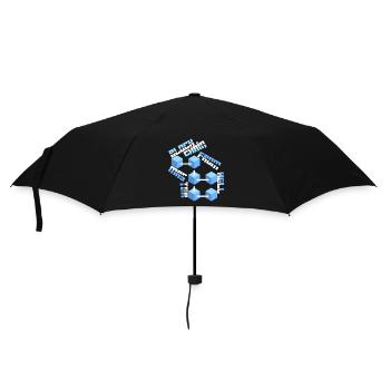Blockchain Master Block Chain drôle de dicton - Parapluie standard - noir - Devant