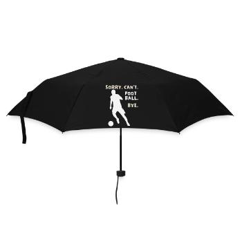 Football, football player, no time, saying - Umbrella (small) - black - Front
