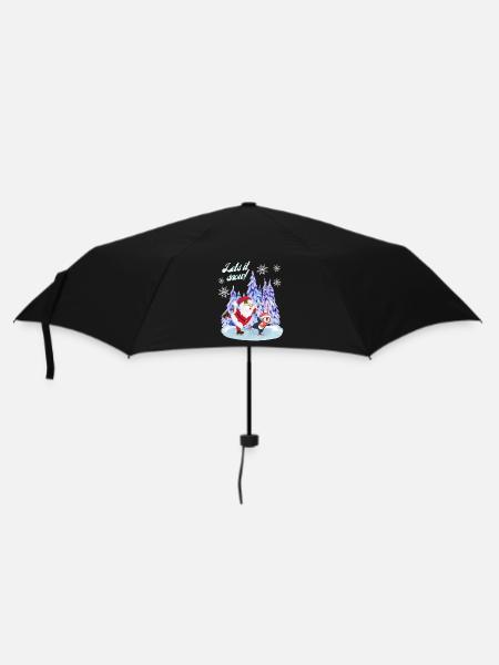 WINTER SKATING TIME - Umbrella (small) - black